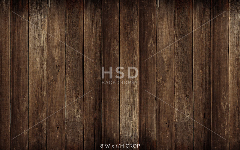 Rustic Wood Panel Photo Backdrop With 6"-7" Planks