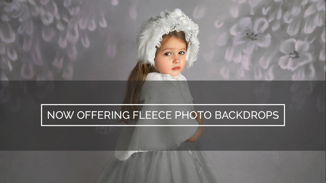 Now Offering Fleece Photography Backdrops