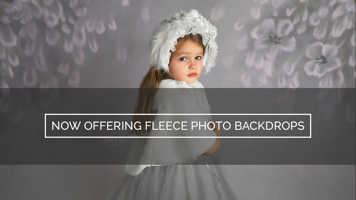 Now Offering Fleece Photography Backdrops