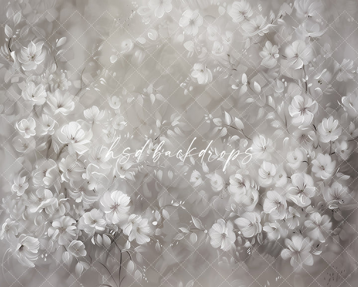 Nieve Fine Art Floral Backdrop (sweep options)