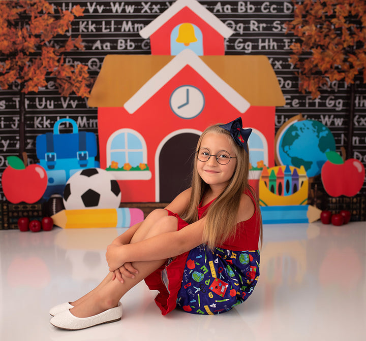 School House - HSD Photography Backdrops 