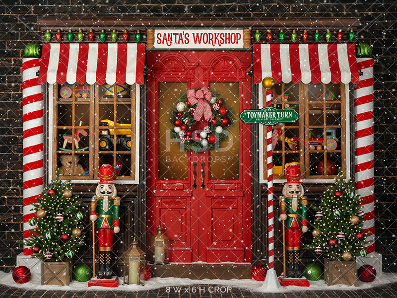 Toymaker (with snow) - HSD Photography Backdrops 