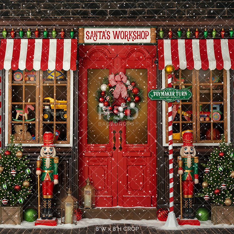 Toymaker (with snow) - HSD Photography Backdrops 