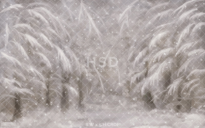 Snowy Forest - HSD Photography Backdrops 