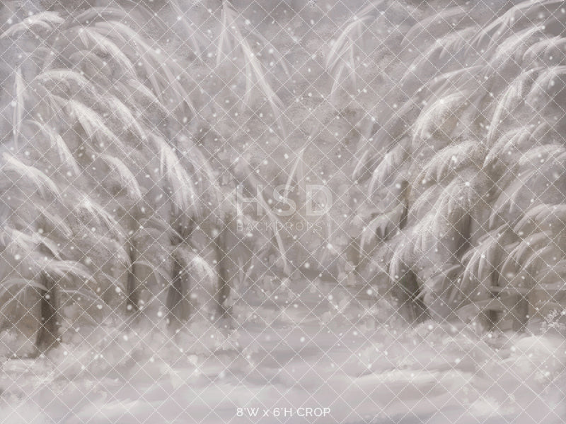 Snowy Forest - HSD Photography Backdrops 