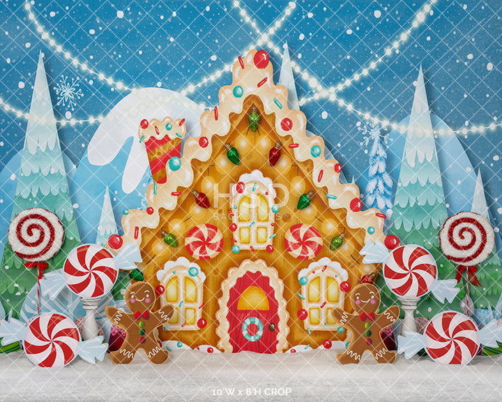 A Gingerbread Christmas - HSD Photography Backdrops 