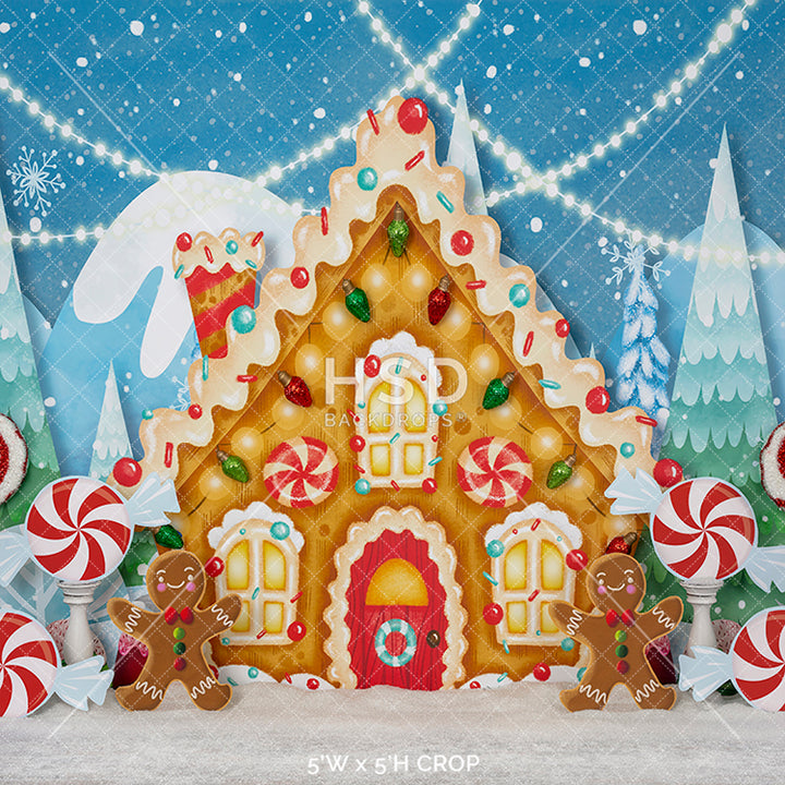 A Gingerbread Christmas - HSD Photography Backdrops 