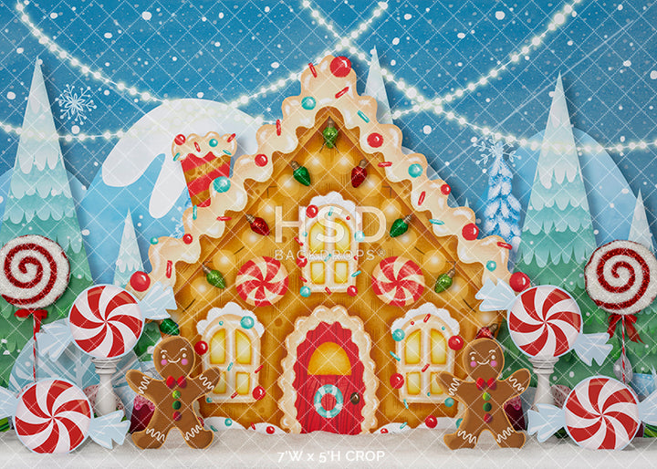 A Gingerbread Christmas - HSD Photography Backdrops 