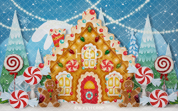 A Gingerbread Christmas - HSD Photography Backdrops 