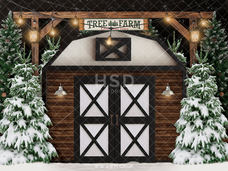 Tree Farm Barn - HSD Photography Backdrops 