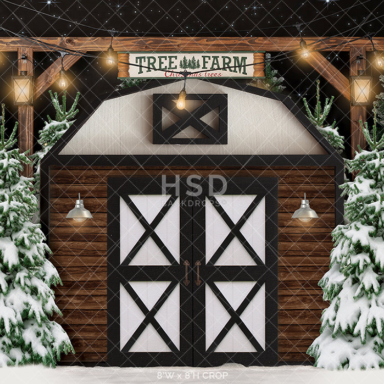 Tree Farm Barn - HSD Photography Backdrops 