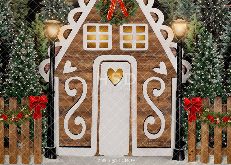 Gingerbread Lane - HSD Photography Backdrops 