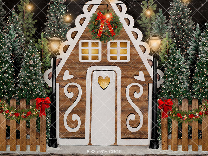 Gingerbread Lane - HSD Photography Backdrops 