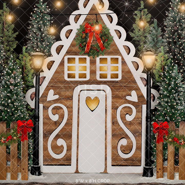 Gingerbread Lane - HSD Photography Backdrops 