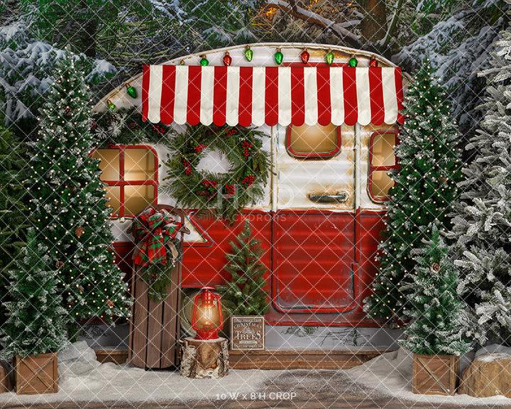 Christmas Camper - HSD Photography Backdrops 