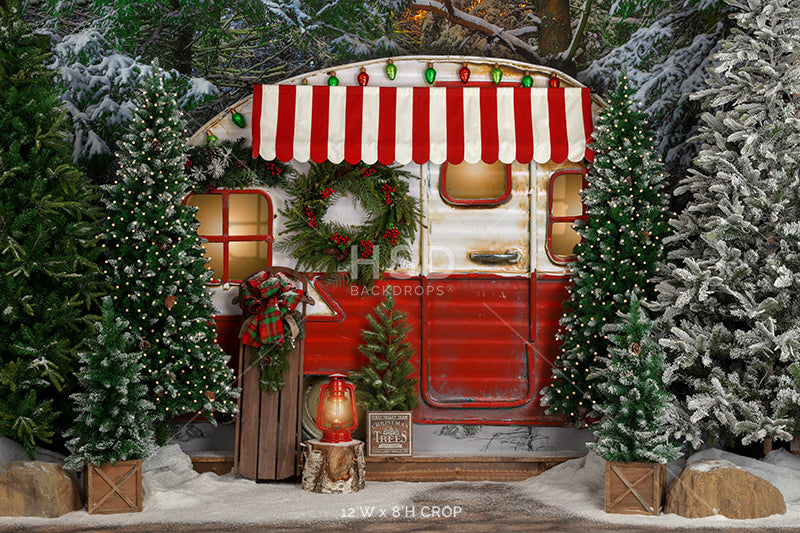 Christmas Camper - HSD Photography Backdrops 