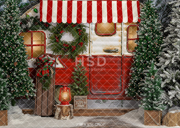 Christmas Camper - HSD Photography Backdrops 