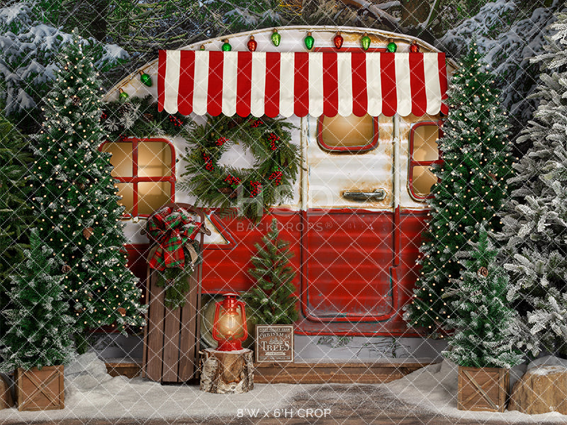 Christmas Camper - HSD Photography Backdrops 