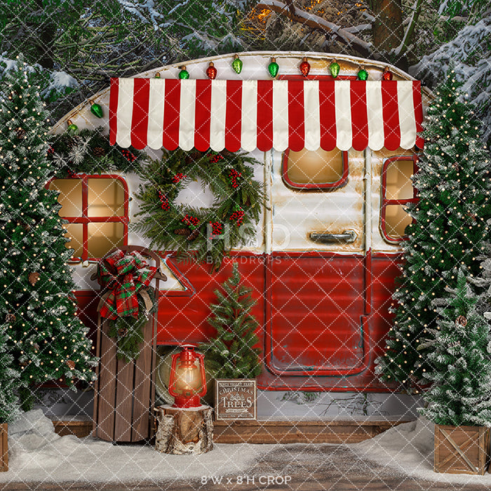 Christmas Camper - HSD Photography Backdrops 