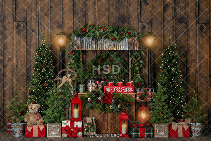 Christmas Stand (Lights) - HSD Photography Backdrops 