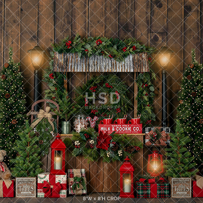 Christmas Stand (Lights) - HSD Photography Backdrops 