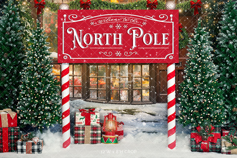 Welcome to the North Pole - HSD Photography Backdrops 