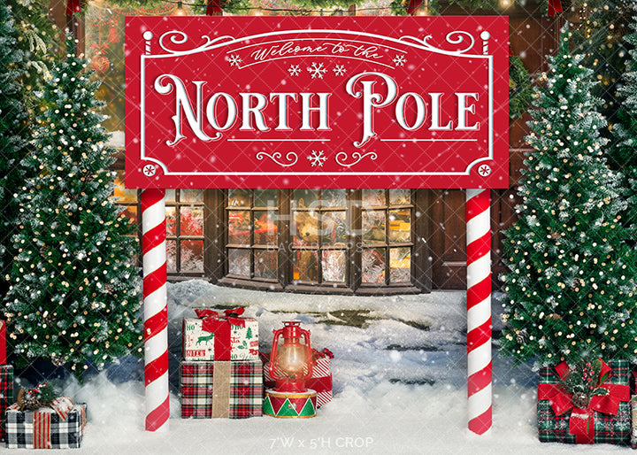 Welcome to the North Pole - HSD Photography Backdrops 