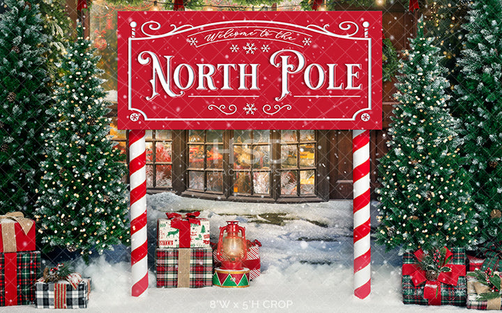 Welcome to the North Pole - HSD Photography Backdrops 