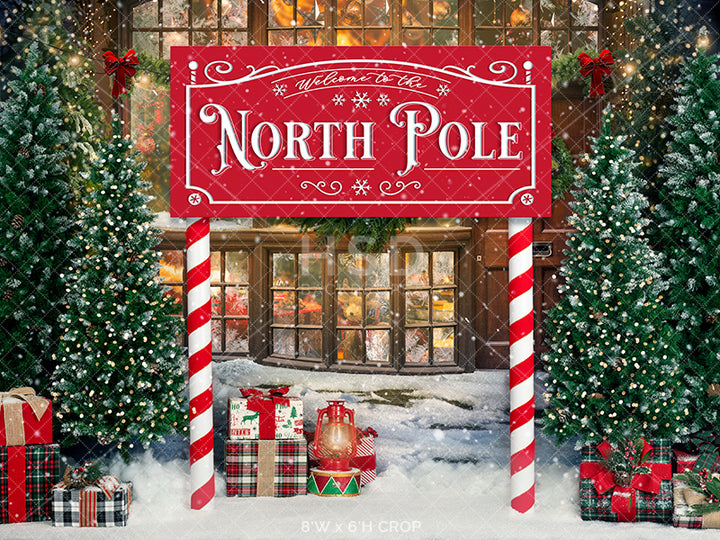 Welcome to the North Pole - HSD Photography Backdrops 