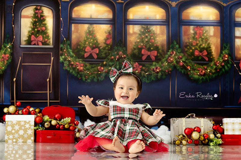 Christmas Express Train - HSD Photography Backdrops 