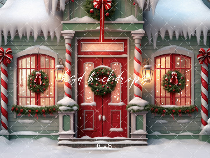 Very Merry Lane - HSD Photography Backdrops 