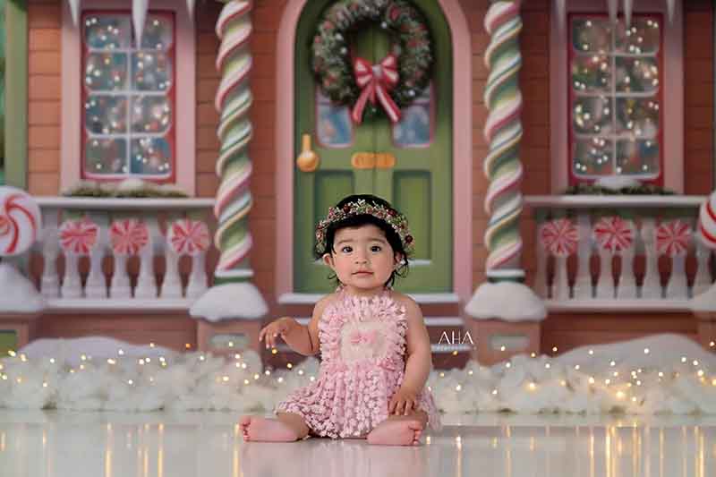 Victorian Gingerbread House (sweep options) - HSD Photography Backdrops 