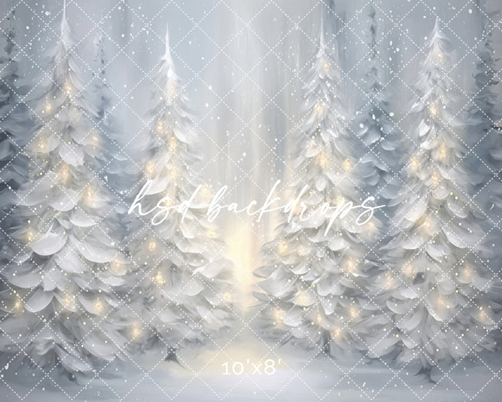 Snowy Winter Scene (sweep options) - HSD Photography Backdrops 