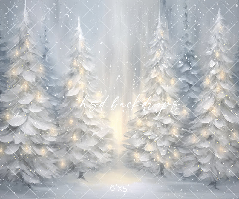 Snowy Winter Scene (sweep options) - HSD Photography Backdrops 