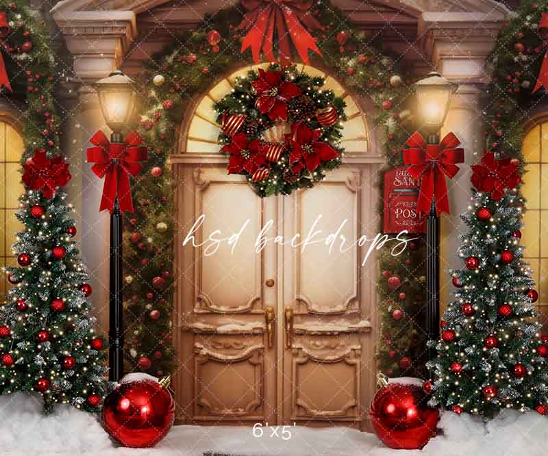 Christmas Hall - HSD Photography Backdrops 