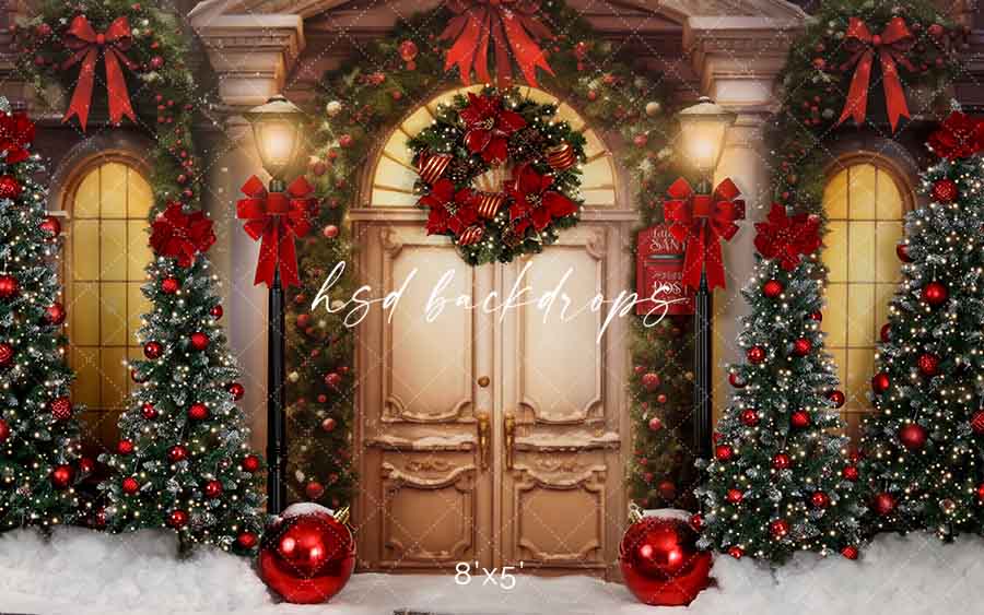 Christmas Hall - HSD Photography Backdrops 