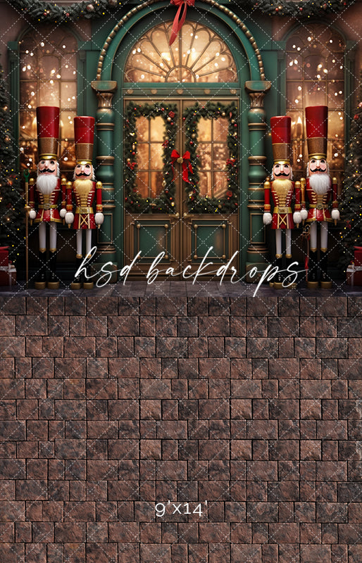 Nutcracker Christmas Shoppe - HSD Photography Backdrops 