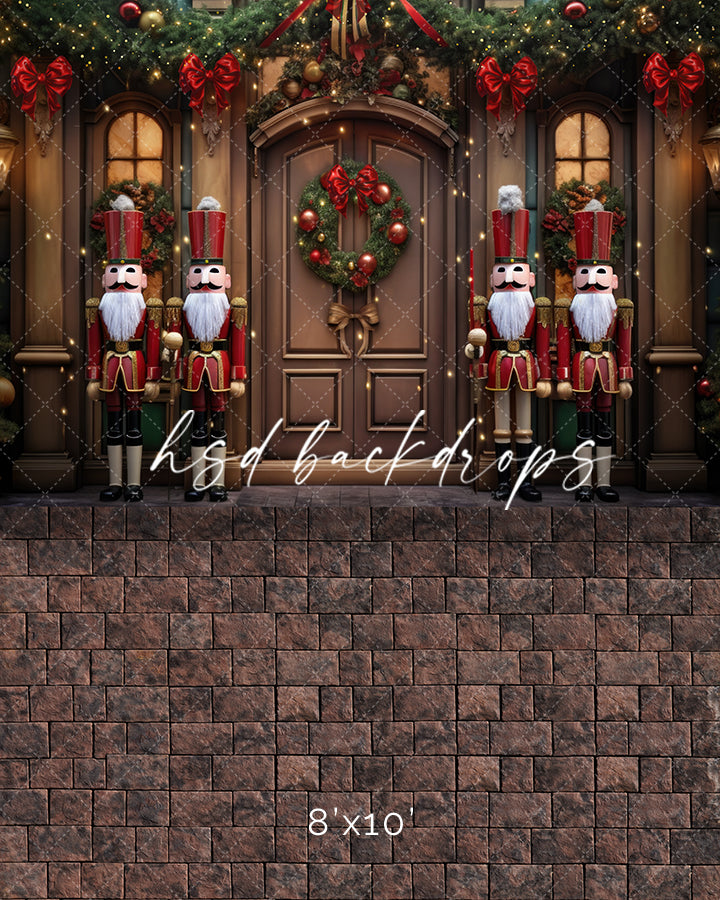 Nostalgic Nutcracker Door - HSD Photography Backdrops 