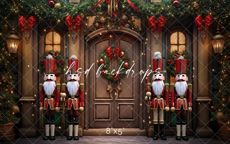 Nostalgic Nutcracker Door - HSD Photography Backdrops 