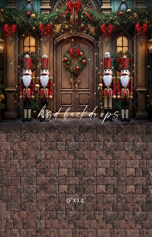 Nostalgic Nutcracker Door - HSD Photography Backdrops 