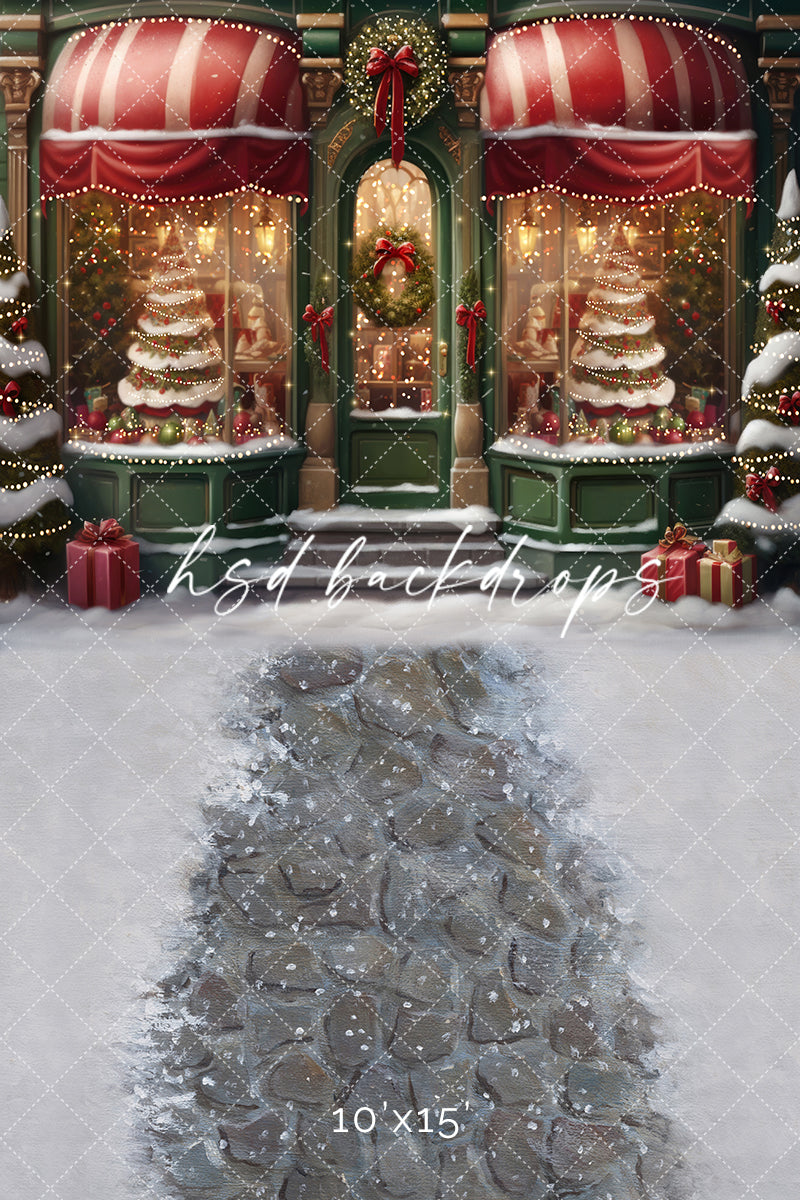 Christmas at the Plaza - HSD Photography Backdrops 