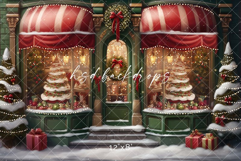 Christmas at the Plaza - HSD Photography Backdrops 