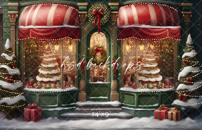 Christmas at the Plaza - HSD Photography Backdrops 