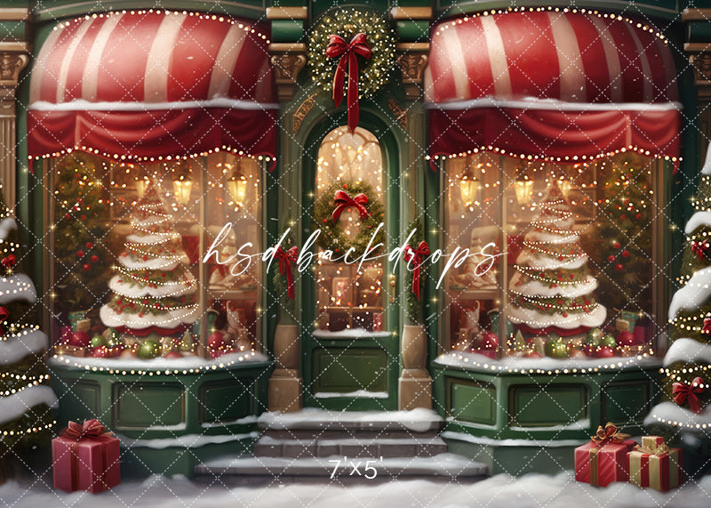 Christmas at the Plaza - HSD Photography Backdrops 