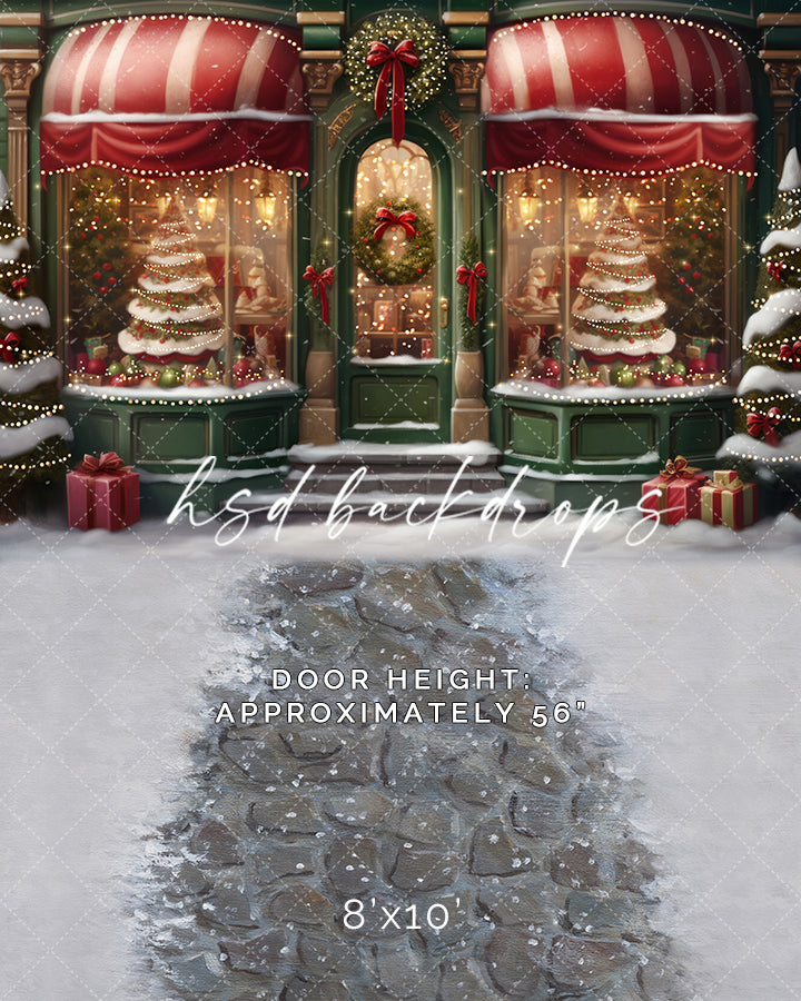 Christmas at the Plaza - HSD Photography Backdrops 