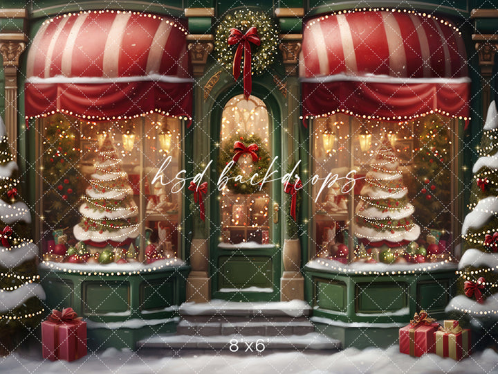 Christmas at the Plaza - HSD Photography Backdrops 