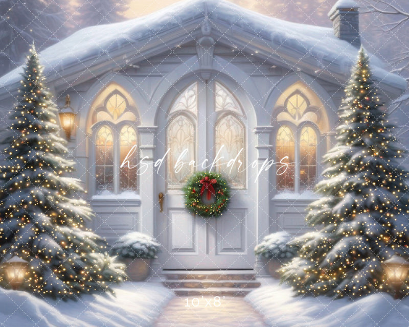 Little Christmas Cathedral (sweep options) - HSD Photography Backdrops 