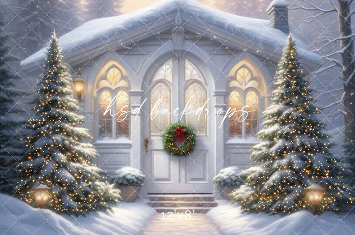 Little Christmas Cathedral (sweep options) - HSD Photography Backdrops 