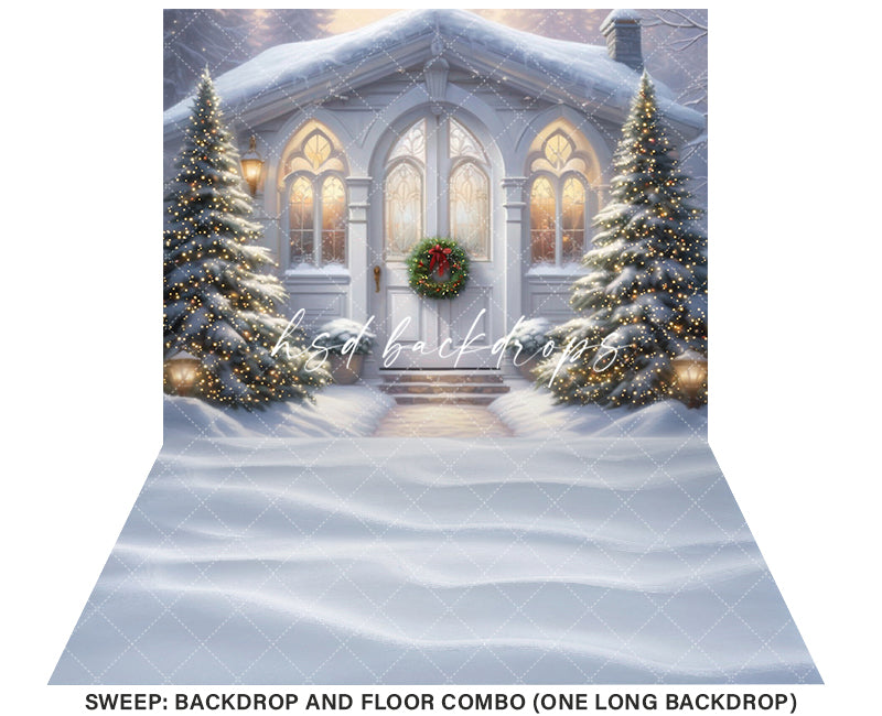 Little Christmas Cathedral (sweep options) - HSD Photography Backdrops 