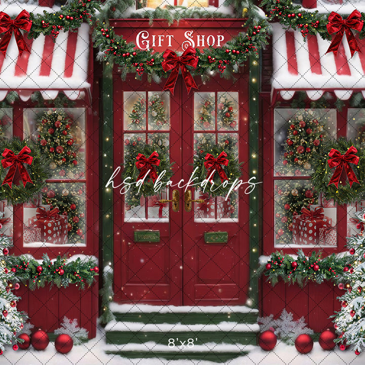 Christmas Gift Shop (sweep options) - HSD Photography Backdrops 